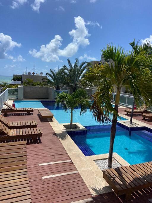 Apts Jtr Com Varanda I Piscina Na Cobertura I 1Min Da Praia Maceió المظهر الخارجي الصورة